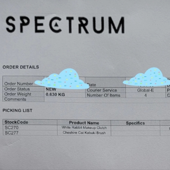 White Rabbit Makeup Clutch Spectrum Collections X Disney - Picture 16 of 16